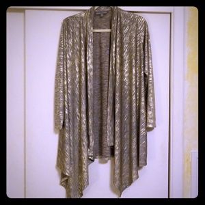 Metallic Cardigan Jessica London NWOT